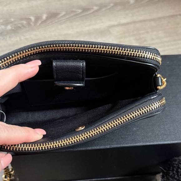 Tory Burch Black Quilted Crossbody Bag - Picture 3 of 10